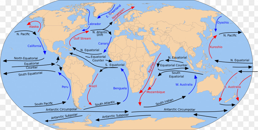 Atlantic Ocean North Current Equatorial Counter South PNG