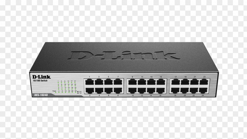 Computer Network Switch D-Link Fast Ethernet Port PNG