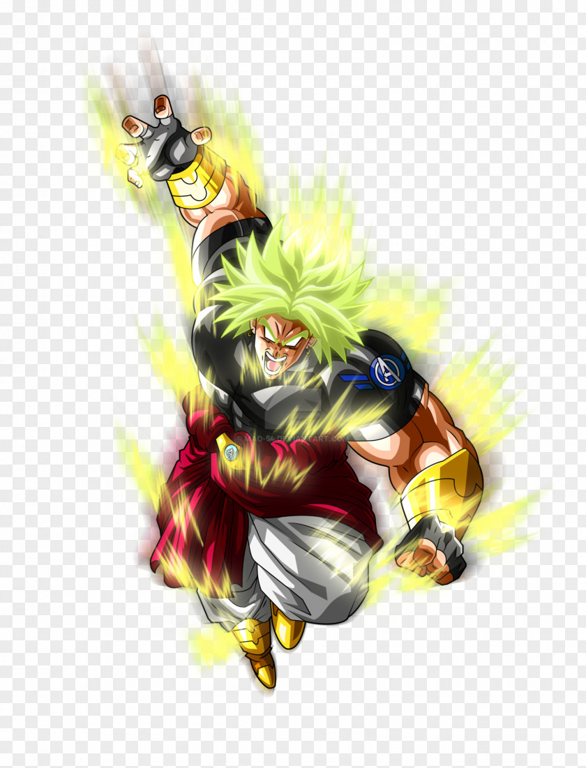 Dragon Ball Art Bio Broly Goku PNG