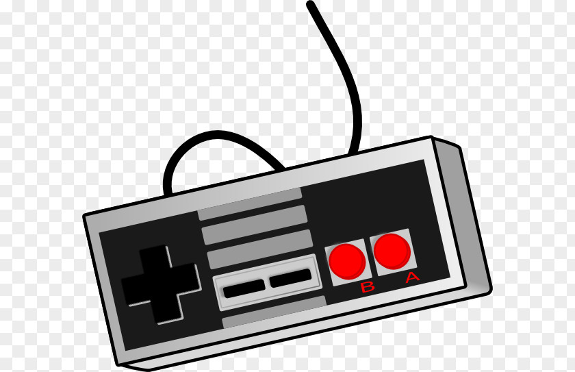 Nintendo Cliparts Black & White Xbox 360 Video Game Controller Clip Art PNG