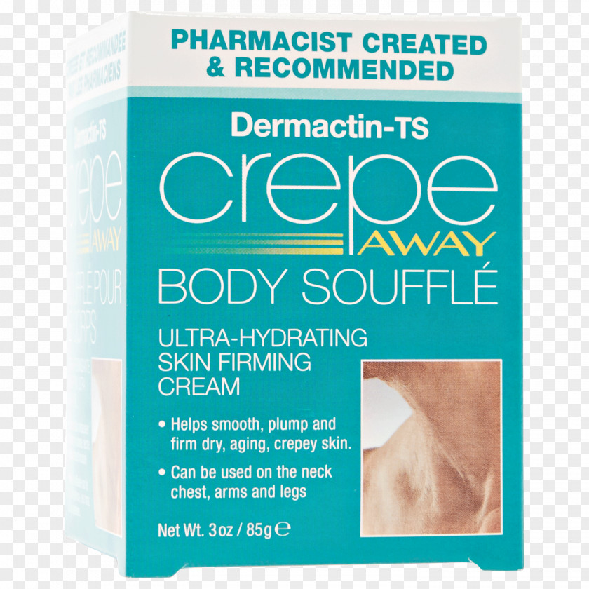 Soufflé Dermactin-TS Crepe Away Body Soufflé Brand Product Font Polyacrylamide PNG
