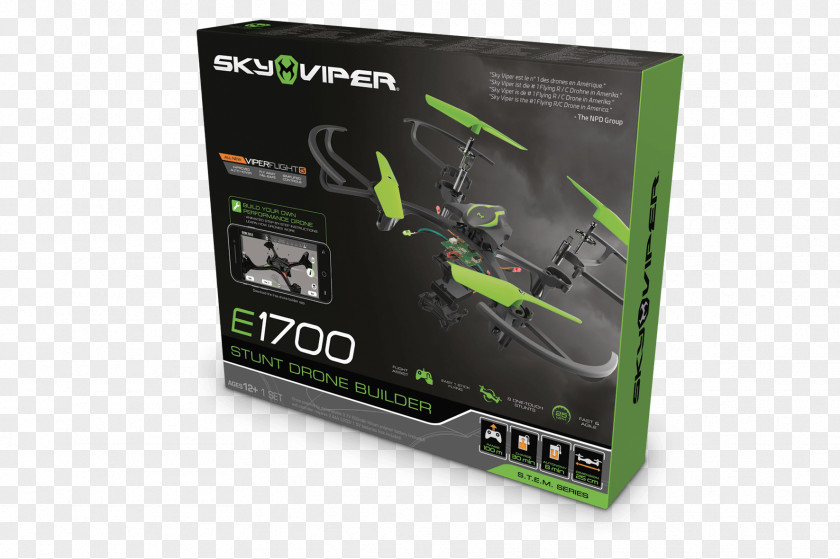 Toy Unmanned Aerial Vehicle Quadcopter Sky Viper S1750 PNG