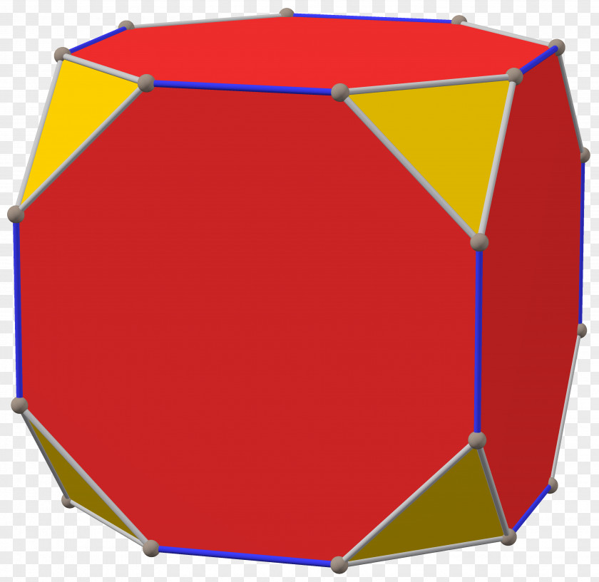 Cube Uniform Polyhedron Archimedean Solid Geometry Truncated Cuboctahedron PNG