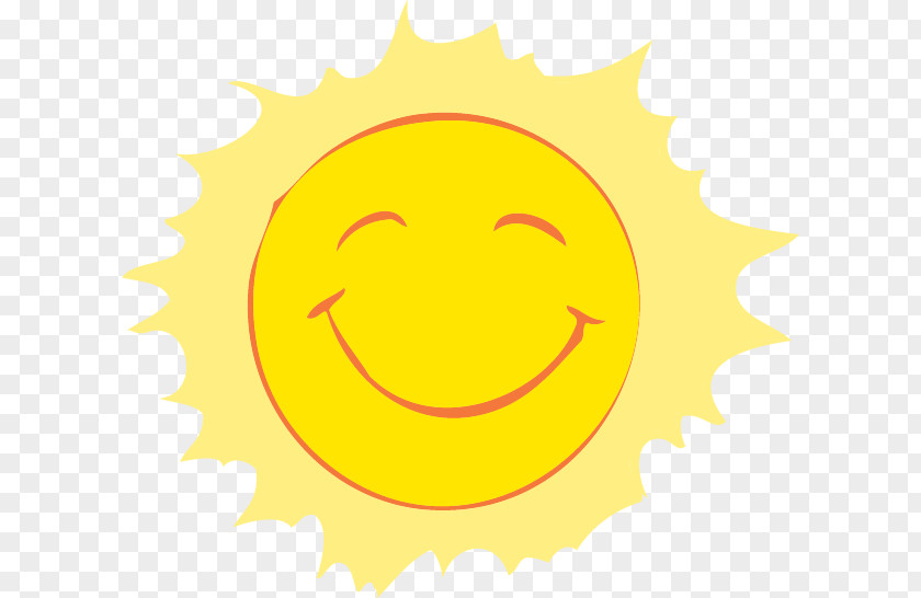 Vector Cartoon Sun Smiley Yellow Text Messaging Circle PNG