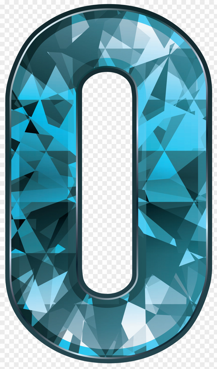 Crystal 0 Number Clip Art PNG