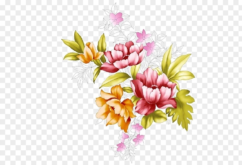 Design Floral Download Moutan Peony PNG
