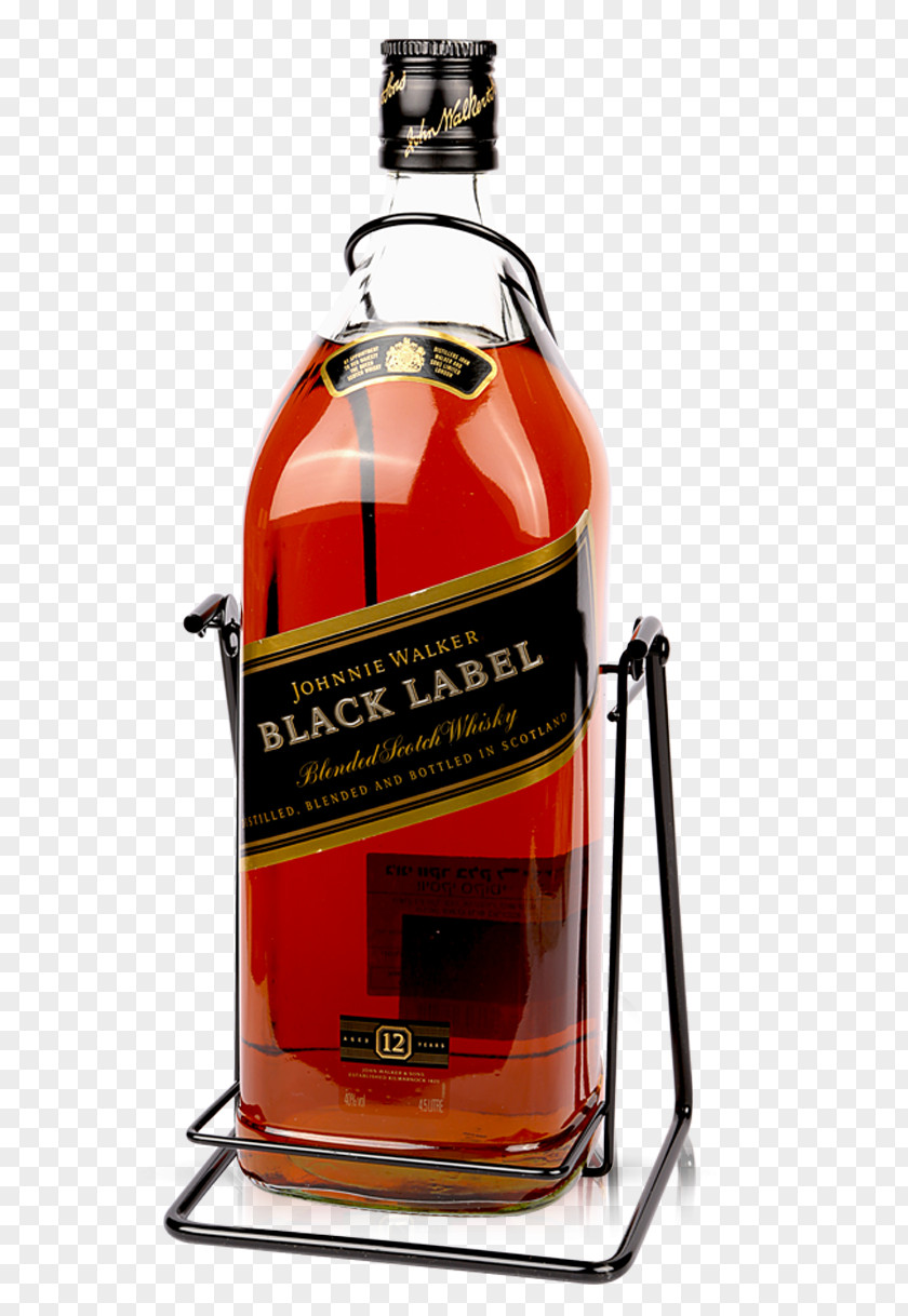 Bottle Blended Whiskey Liqueur Johnnie Walker PNG