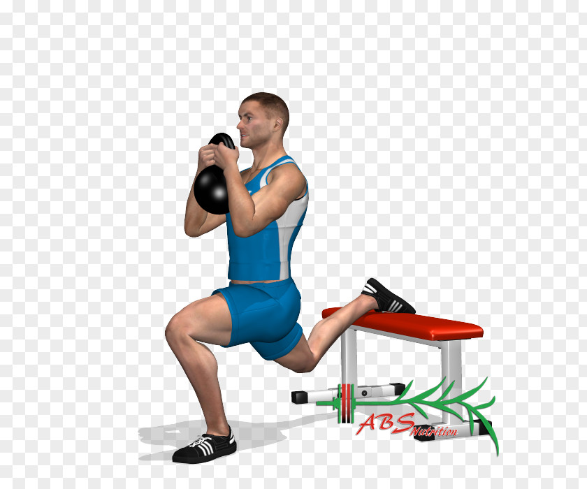 Dumbbell Physical Fitness Squat Kettlebell Lunge Exercise PNG
