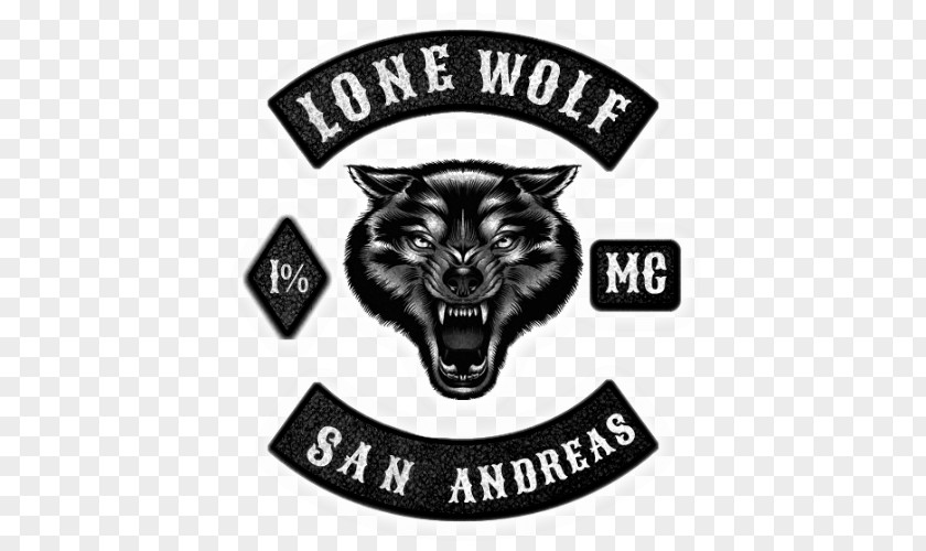 Gray Wolf Motorcycle Club Biker Grand Theft Auto: San Andreas Embroidered Patch PNG