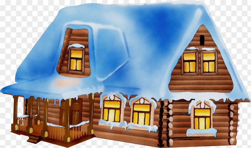 Home House Property Log Cabin Roof PNG