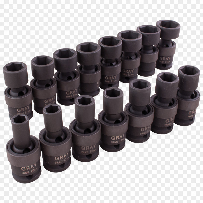 SOCKET Wrench Universal Joint Socket Gray Tools PNG