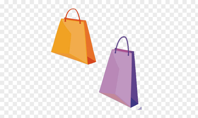 2 T-shaped Shopping Bags Bag Download Computer File PNG