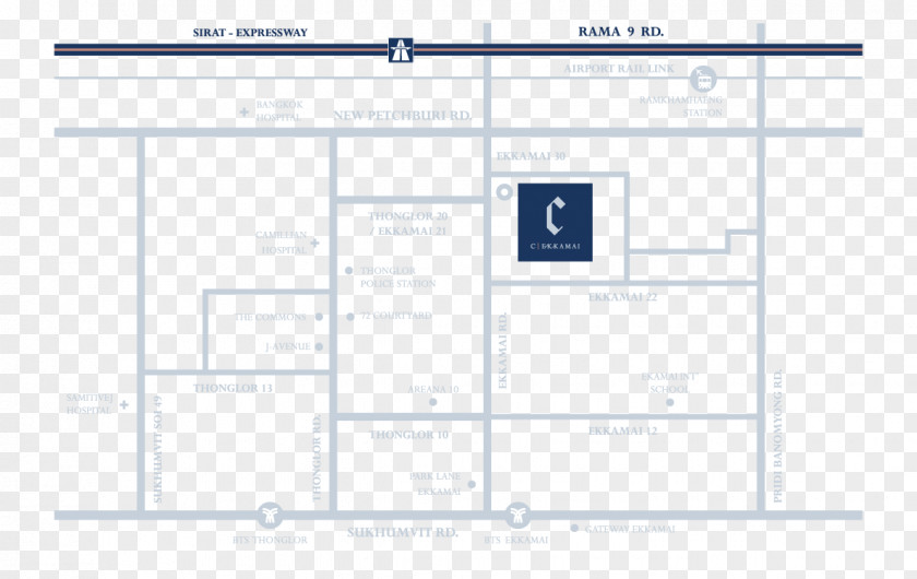 Bts Bangkok Ekkamai Road C EKKAMAI (ซี เอกมัย) Real Estate Sukhumvit PNG