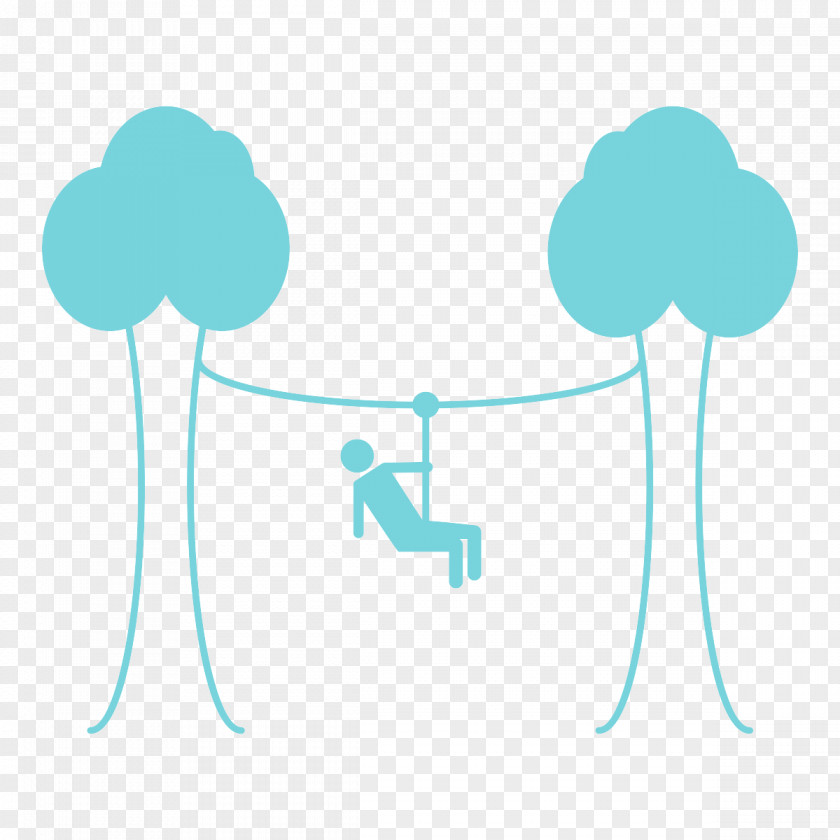 Park Zip-line Adventure Clip Art PNG