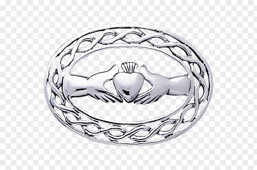 Ring Claddagh Brooch Toe PNG