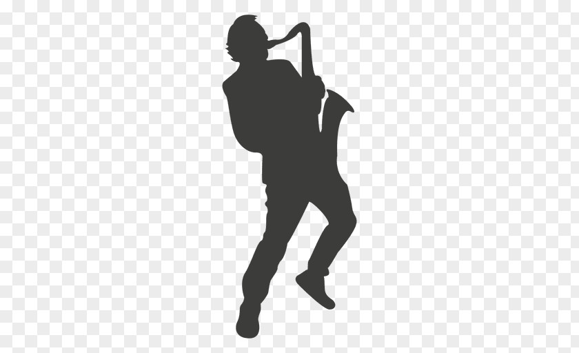 Saxophone Musician Silhouette Musical Instruments PNG
