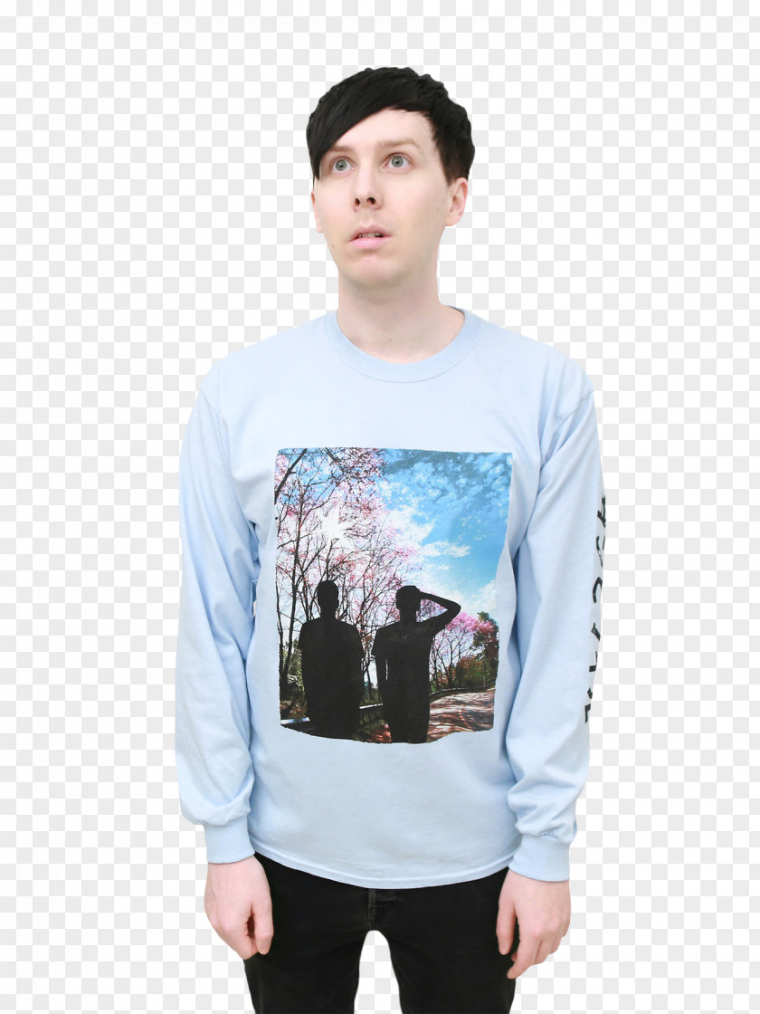 T-shirt Dan Howell And Phil YouTuber Author PNG