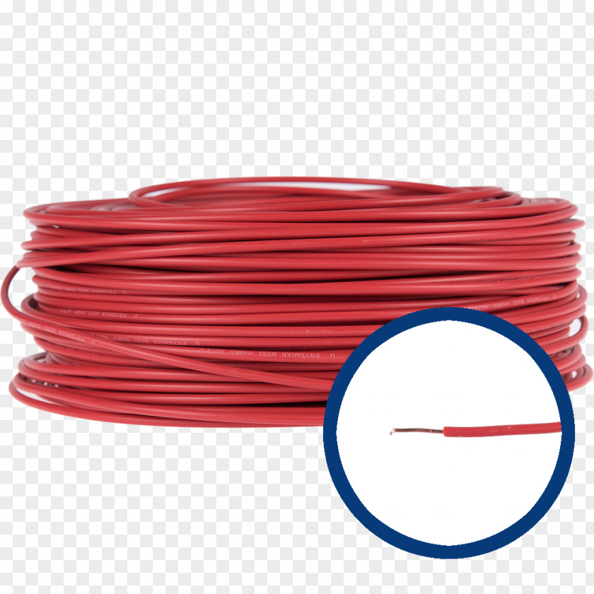 Arabesque Wire Electrical Cable RED.M PNG