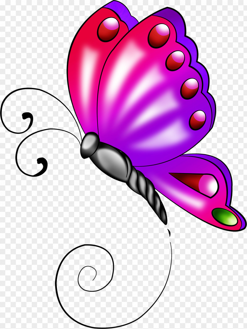 Butterfly Drawing Desktop Wallpaper PNG