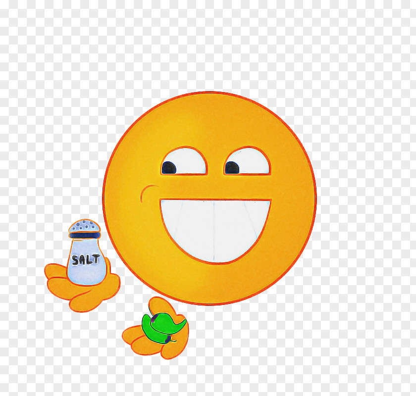 Happy Orange Emoticon Smile PNG