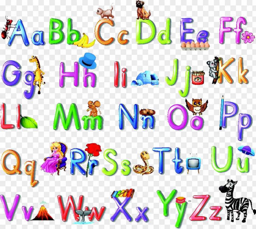 Letter Three-dimensional Word High-definition Deduction Material English Alphabet Illustration PNG