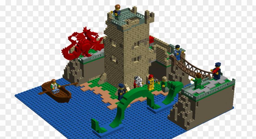 Monster Loch Ness Urquhart Castle LEGO PNG