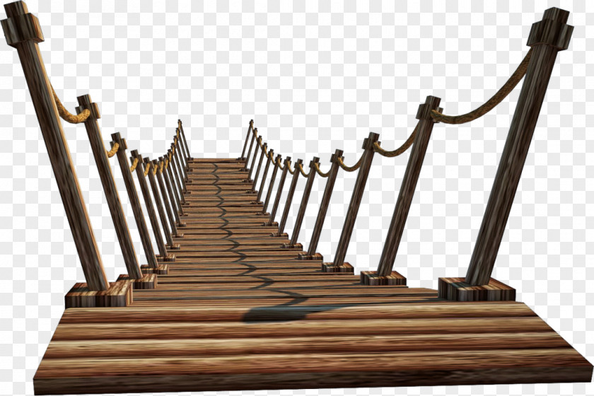 Balcony Timber Bridge Suspension Wood PNG