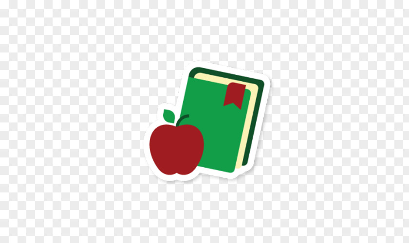 Books And Apple Picture Material Paper Swarm Book Sticker PNG