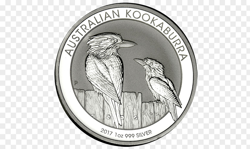 Coin Silver Australian Kookaburra PNG