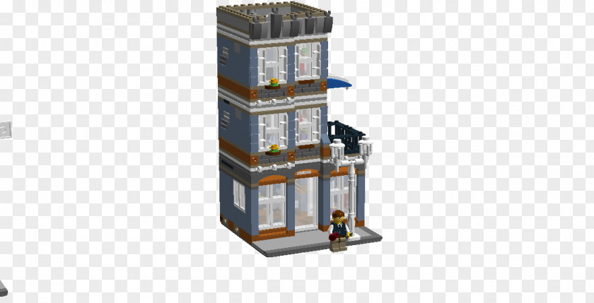 Lego Modular Buildings Angle PNG