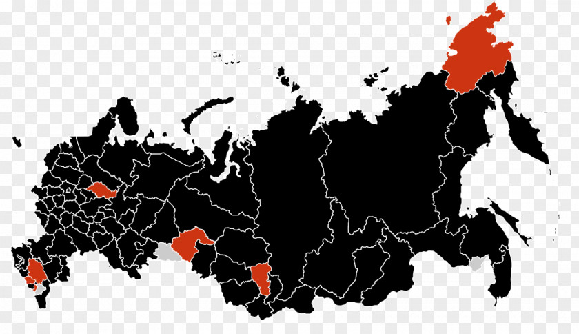 Russia Europe Vector Map PNG