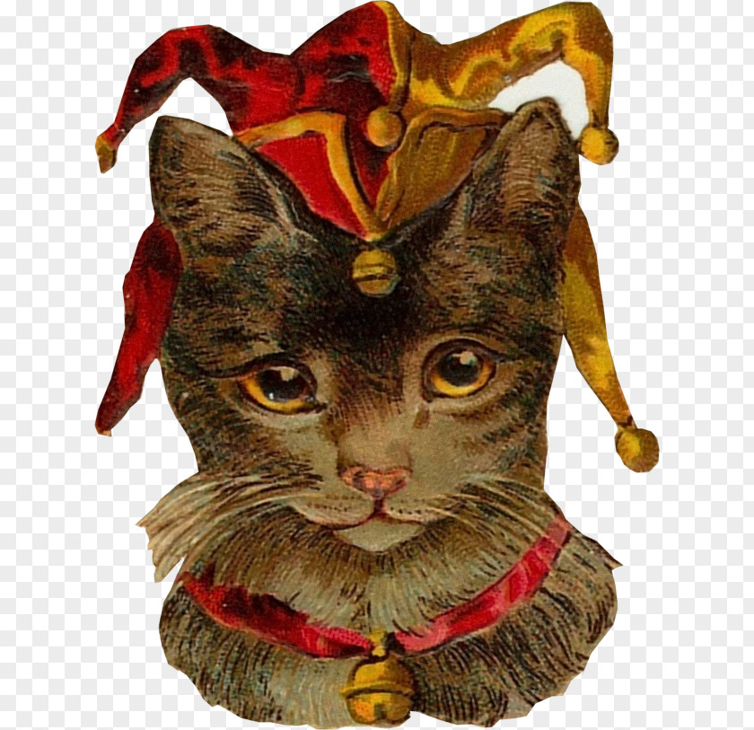 Cat Kitten Victorian Era Clip Art PNG