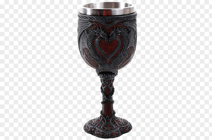 Dragon Chalice Wicca Cup Steampunk PNG