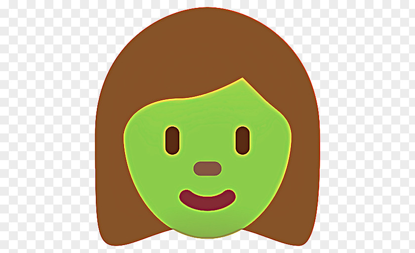 Smile Head Green Smiley Face PNG