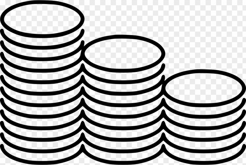 Stack Of Coins Patterns Clip Art PNG