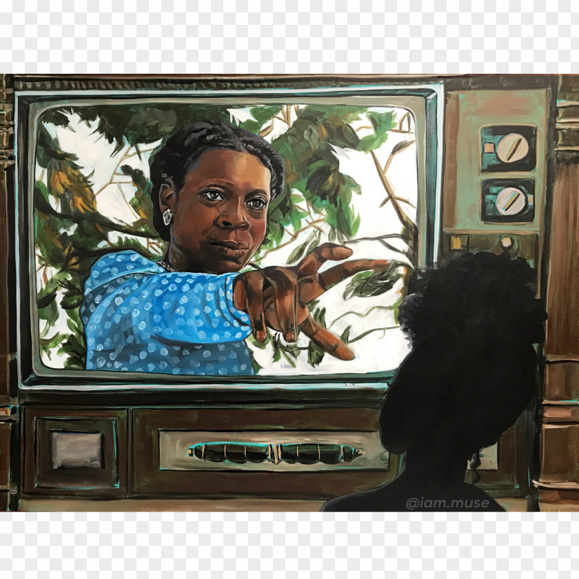 Okoye Madam Muse Art Studio Television Canvas Print Printing PNG