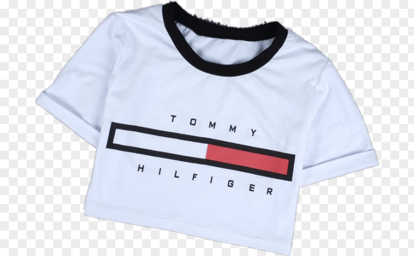 T-shirt Crop Top Tommy Hilfiger Lacoste PNG