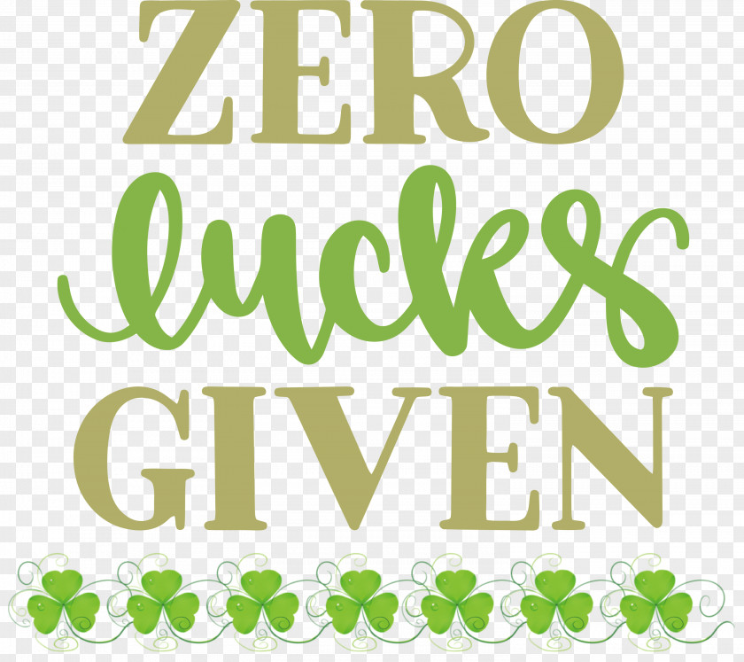 Zero Lucks Given Lucky Saint Patrick PNG