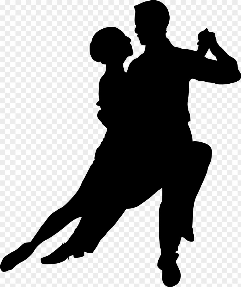 Couple Ballroom Dance Silhouette Latin Salsa PNG
