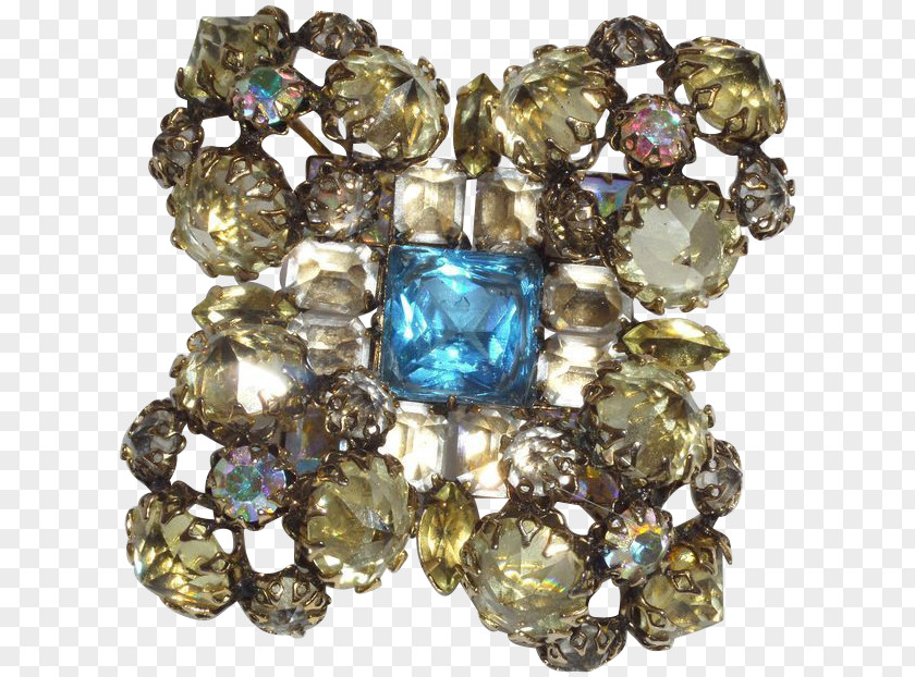 Jewelry Rhinestone Imitation Gemstones & Rhinestones Jewellery Brooch Aquamarine Bling-bling PNG