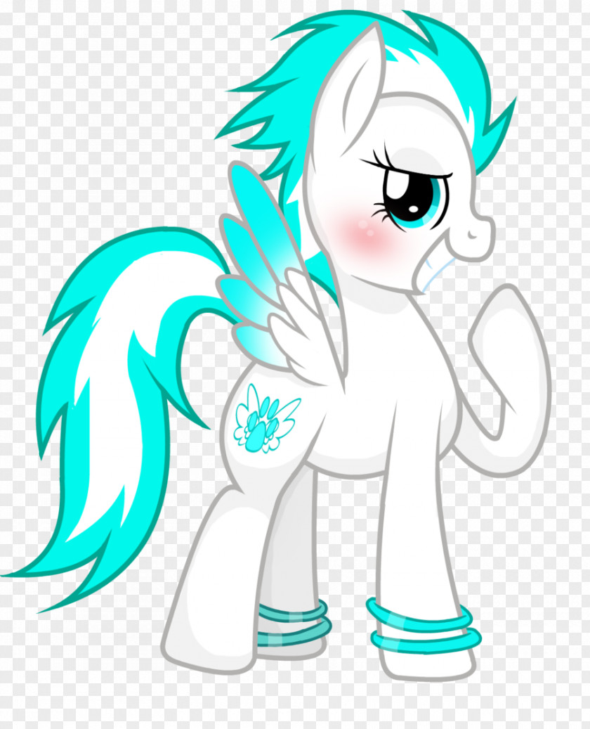 Lil Sky Horse Line Art Cartoon Clip PNG