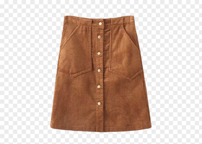 Line Brown Skirt Pocket Waist Dress Jacket PNG