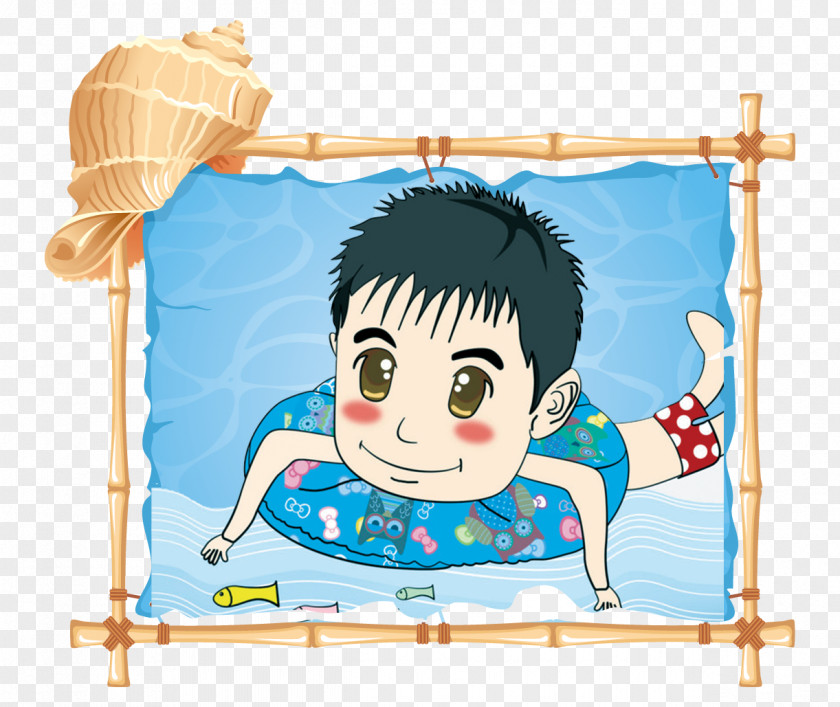 Swimming Children PNG