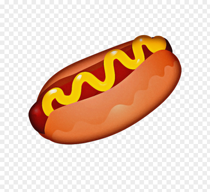 Junk Food Sausage Bun Cartoon PNG