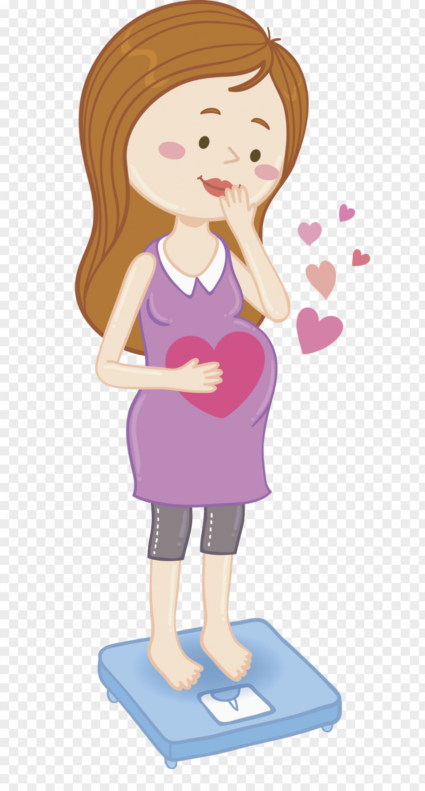 Love Pregnant Woman Pregnancy Drawing Dessin Animxe9 Fetus PNG