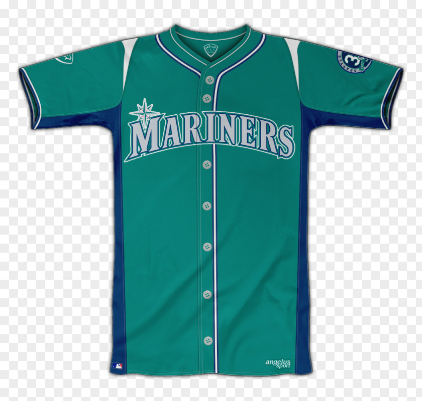 Seattle Mariners Sports Fan Jersey T-shirt Baseball Uniform Sleeve PNG