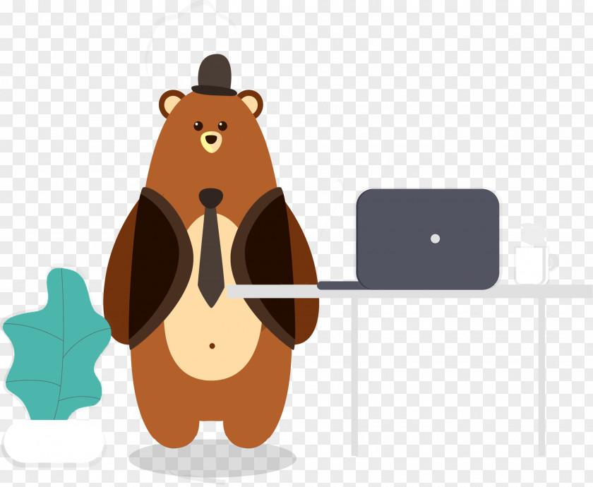 Bear Illustration Clip Art Product Design PNG