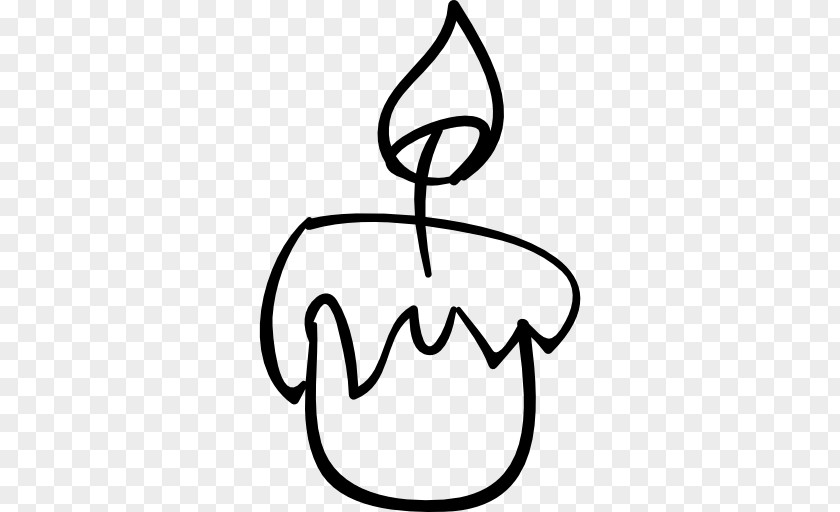 Burning Vector Candle PNG