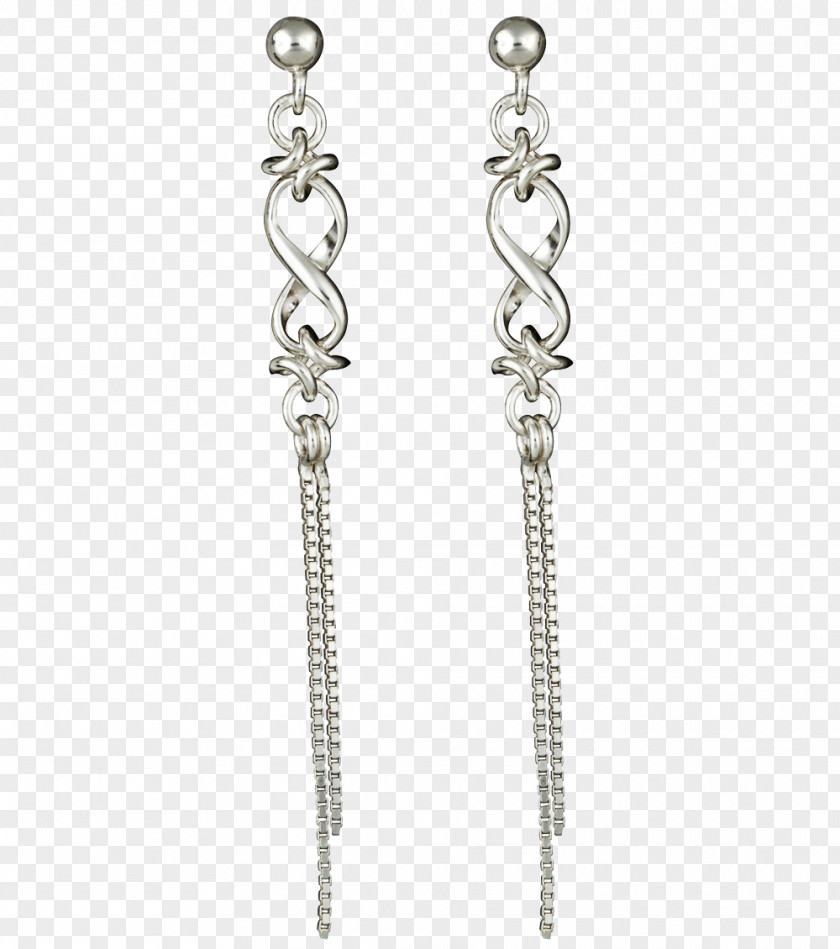 Chain Earring Jewellery Silver Necklace PNG