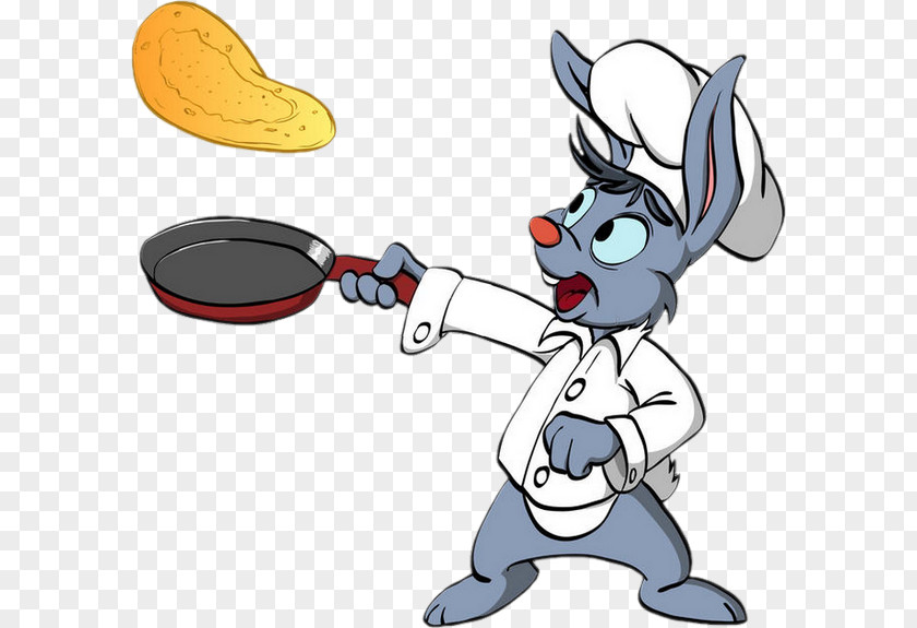 Crepe Pancake Cooking Rabbit Chef PNG